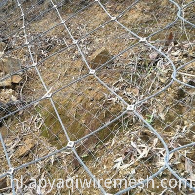 Rockfall van berghelling Duurzame hellingsbescherming Mesh hek